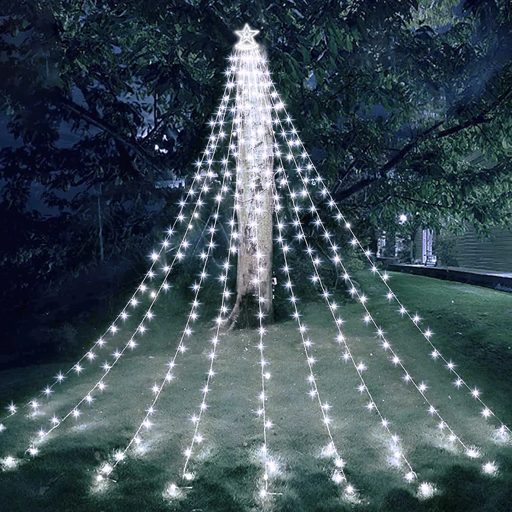 Christmas Decoration Outdoor  String Lights Christmas Tree Toppers  Lights 320 L - £118.72 GBP