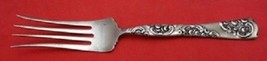 Rose and Scroll By Whiting Sterling Silver Fish Fork 6 1/2&quot; - £101.27 GBP