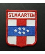 ST MAARTEN CARIBBEAN ISLAND EMBLEM EMBROIDERED PATCH 2.5 X 3 INCHES - £4.35 GBP