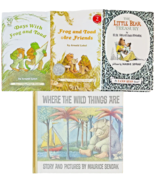 Lot of 4 Frog Toad, Wild Things Little Bear Maurice Sendak Arnold Lobel ... - $14.80