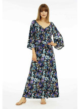 Veronica M Bell Sleeve Drop Waist Maxi Dress NEW Size Small - $34.65