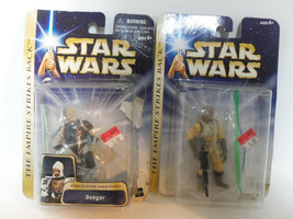 2004 Star Wars Empire Strikes Back Dengar &amp; Bossk on Opened Cards INCOMP... - £19.67 GBP