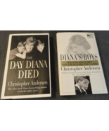 THE DAY DIANA DIED &amp; DIANA'S BOYS HARDBACK BOOKS BY CHRISTOPHER ANDERSON - $20.24