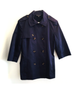 346 BROOKS BROTHERS Navy Blue Double Breasted Size 6 Women 3/4 Sleeve - $51.90 CAD