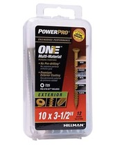 Hillman 116805 Power Pro One Bronze Multi-Material Screws #10 x 3-1/2&quot;, ... - $14.88
