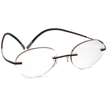 Silhouette Eyeglasses 7581 40 6062 Titan Brown Rimless Frame Austria 48[]19 140 - £157.37 GBP