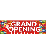 Grand Opening Banner, New Store Grand Opening Sign and Rope, Oxford Clot... - £16.79 GBP