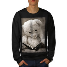 Wellcoda Fairytale Teddy Bear Mens Sweatshirt, Book Casual Pullover Jumper - £24.11 GBP+