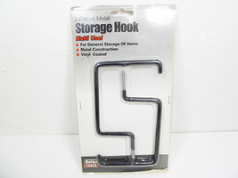 Storage Hooks Metal Screw In Hanging Hook Wall Ceiling Mount Coated Ladder 2 pcs - £4.91 GBP