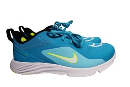 Nike Alpha Huarache 8 Pro CZ6559-400 Mens Size 8 Cyan Turf Lacrosse Shoes - $69.29