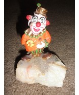 RON LEE CLOWN FIGURINE HOBO GOLD BASE. Rare - $94.75 CAD