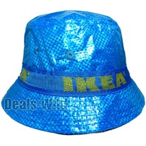 IKEA Hat Bucket Sun Rain Fisherman Party Blue w/ Lining KNORVA BRAND NEW - £11.95 GBP