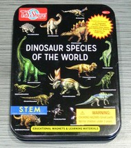 T.S. Shure Bendon DINOSAUR SPECIES OF THE WORLD S.T.E.M. Tin Magnet Set - $9.99
