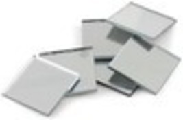 5 Mirror Tile Squares 3&quot; x 3&quot; inch Square Shape Real GLASS Craft MIRRORS... - $393.68 MXN