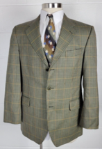 Magee Mens Standun Irish Houndstooth Windowpane Sport Coat Jacket Geneva... - £61.86 GBP