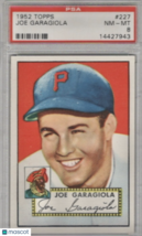 1952 Topps Joe Garagiola #227 PSA 8 - $900.00
