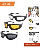 High-Quality Motorcycle Goggles with Polarized Lenses - Ultimate Outdoor Comfort