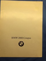 1970 BMW 2800 Coupes Brochure Original- No Dealer Markings - $34.63