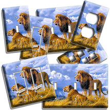 WILD AFRICAN LION AND LIONESS COUPLE LIGHT SWITCH OUTLET WALL PLATES ROO... - $8.99+