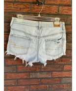 American Eagle Outfitters Sz 4 Stretch Hi-Rise Festival Cut Off Shorts D... - $14.25