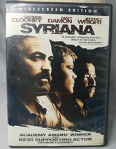 Syriana DVD 2006 Widescreen George Clooney Matt Damon Jeffery Wright Rated R - £1.44 GBP