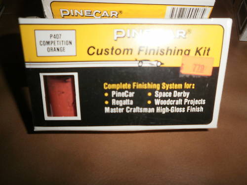 PINECAR CUSTOM FINISHING KIT- COMPETITION ORANGE-P407 - H31 - $4.55