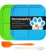 Lick Mat for Dogs, Premium Lick Pad with Suction Cups for Dog Anxiety Re... - $15.83 CAD