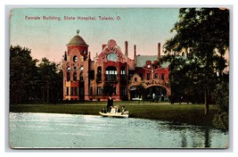 Female Building State Hospital Toledo Ohio OH 1910 DB Postcard R22 - £3.84 GBP