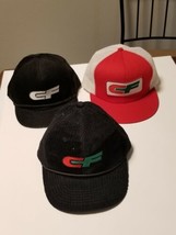 Vintage CF Central Freight Trucking Snapback Hat Lot of 3, Trucking Coll... - $27.67