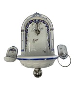 Herbeau Vieux Rouen Bathroom Sink Lavabo Niche Earthenware Wall Fountain - €1.530,91 EUR Herbeau Vieux Rouen Bathroom Sink Lavabo Niche Earthenware Wall Fountain - €1.530,91 EUR
