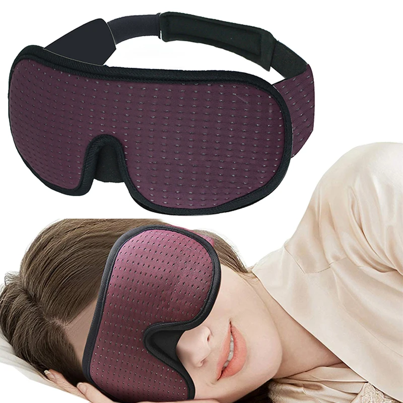 Game Fun Play Toys 3D Blocking Light Sleeping Eye Mask Soft Padded Travel Shade  - £23.18 GBP