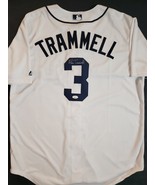 Alan Trammell Autographed Detroit Tigers Majestic Cool Base Jersey (JSA Wit COA) - $225.00