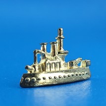 Monopoly Deluxe Battleship Token Gold Replacement Game Piece Retired 1998 - £4.08 GBP