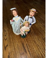 1999 Set of 3 Byers Choice The Carolers Croquet Players Family - $1,322.67 MXN