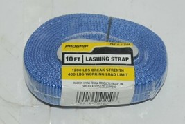 Progrip 512108 10 Foot by 1 inch Lashing Strap Blue New in Package image 1