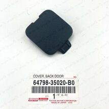 GENUINE TOYOTA 07-14 FJ CRUISER BACK DOOR LOCK COVER  64798-35020-B0 - $282.51 MXN GENUINE TOYOTA 07-14 FJ CRUISER BACK DOOR LOCK COVER  64798-35020-B0 - $282.51 MXN