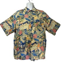 The Beach Boys Reyn Spooner Hawaiian Floral Musician Button Up Shirt Size XL - £77.68 GBP