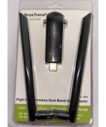 New BROSTREND AC1200 High Gain Wireless Dual Band USB Adapter, AC3 Ver. 2.2 - $451.41 MXN