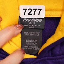 Pro Edge LSU Louisiana Tigers NCAA Hoodie Sweatshirt Youth 14/16 Purple ... - £23.72 GBP