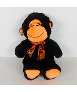 Kellytoy Halloween Black Orange Monkey 20&quot; Plush Stuffed Animal Kids Toy... - £15.44 GBP