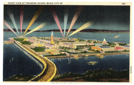Golden Gate International Exposition on San Francisco Bay Bridge Postcard - £7.81 GBP