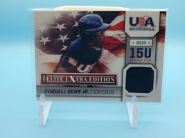 2014 Elite Extra Edition USA Baseball 15U Game Jerseys #19 Cordell Dunn Jr. - $1.99