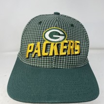 Logo Athletic Green Bay Packers Rare Pro Line Grid Strapback Hat Cap 90s - £19.60 GBP