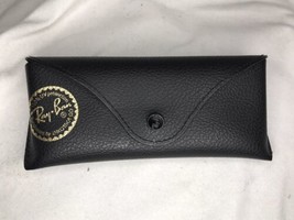 Black Leather Ray-Ban’s aviator Sunglasses Case Excellent Condition - $11.88