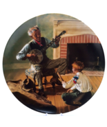 The Banjo Player Norman Rockwell Plate Bradford Exchange 1989 Plate #8902A - $12.99