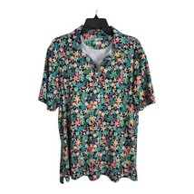 Chubbies Mens Polo Shirt Size Large Toucan Floral Hawaiian Short Sleeve ... - $34.74