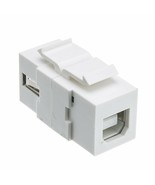 USB 2.0 Keystone Jack Insert [Type A Female to Type B Female] Reversible... - $19.48 CAD
