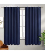 Rod Pocket And Back Tab Blackout Curtains For Bedroom - Thermal Insula... - £26.87 GBP