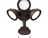 HALO TGS 27-W, Bronze Motion Activated Integrated LED Flood Light Triple... - $55.04