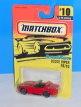 Matchbox SuperFast 1997 Release #10 Dodge Viper RT/10 Red w/ 6SP - £3.10 GBP